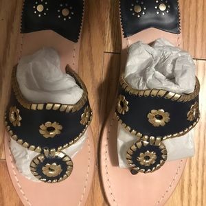 Jack Rogers Nantucket Gold 10.5